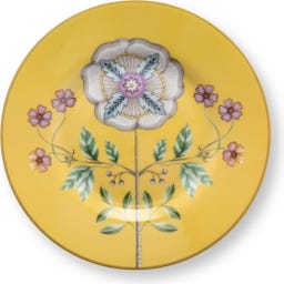 Lily & Lotus - Piattino Petit Four Ø 12 cm - Giallo
