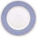 Pip Studio Teller Royal Stripes Blue - 21 cm