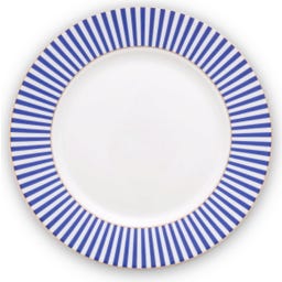 Pip Studio Teller Royal Stripes Blue - 21 cm