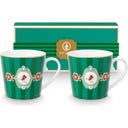 Pip Studio Becherset Love Birds - Grün gestreift