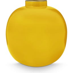 Pip Studio Vase Metal 23 cm - Gelb