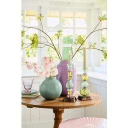 Pip Studio Vase Metal 17 cm - Grün