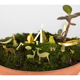 Botanopia Décoration pour Plantes - Mini-Camping - 1 pcs