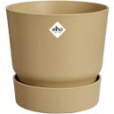 elho greenville Topf rund 47 cm - goldener sand