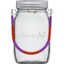 Sonnenglas® Beadwork Handle - Lampe Solaire - Lilac/Orange