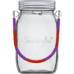 Sonnenglas® Beadwork Handle - Lampe Solaire - Lilac/Orange