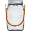 Sonnenglas® Beadwork Handle - Solarlampe - Pink/Yellow