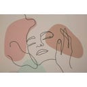 Mauro Ferretti Druck mit Rahmen Face -A-