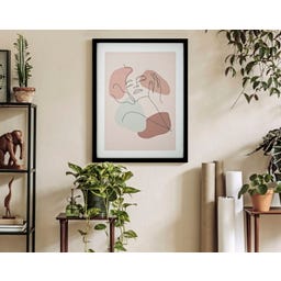 Mauro Ferretti Druck mit Rahmen Face -A-