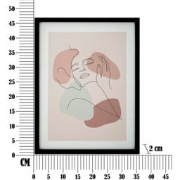 Mauro Ferretti Druck mit Rahmen Face -A-