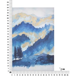 Mauro Ferretti Leinwandbild mit Farbdruck Mountain Tree