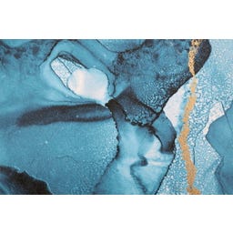 Mauro Ferretti Leinwandbild mit Farbdruck Blu Rey