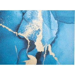 Mauro Ferretti Leinwandbild mit Farbdruck Blu Rey