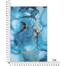 Mauro Ferretti Leinwandbild mit Farbdruck Blu Rey