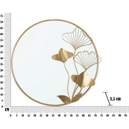 Mauro Ferretti Wandspiegel mit Blumenmuster