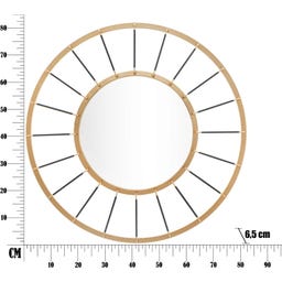 Mauro Ferretti Wandspiegel Glam Dark