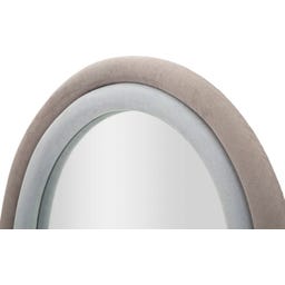 Mauro Ferretti Cloe Wall Mirror Grey Velvet