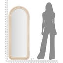 Mauro Ferretti Wandspiegel Cloe Creme Samt