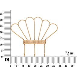 Mauro Ferretti Wandgarderobe mit 3 Haken Panama