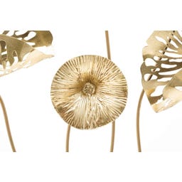 Mauro Ferretti Wanddekoration Flowers Gold
