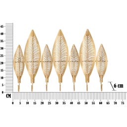 Mauro Ferretti Long Leaf stenski obešalnik