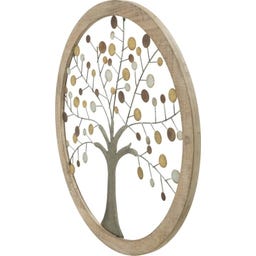 Wanddekoration Baum des Lebens, Ø 61 x 1,8 cm