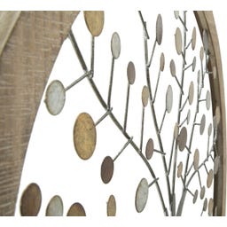 Wanddekoration Baum des Lebens, Ø 61 x 1,8 cm