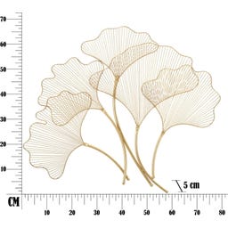 Mauro Ferretti Wanddekoration Glam Leaf