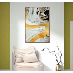 Mauro Ferretti Glasbild mit Rahmen Ghostly