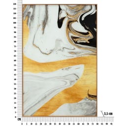 Mauro Ferretti Glasbild mit Rahmen Ghostly