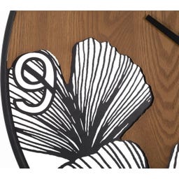 Mauro Ferretti Wanduhr Holz/Blatt