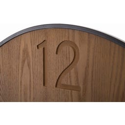 Mauro Ferretti Wood/Leaf Wall Clock