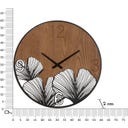 Mauro Ferretti Wanduhr Holz/Blatt