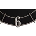 Mauro Ferretti Horloge Murale Silver Glam