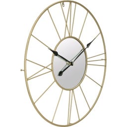 Mauro Ferretti Wanduhr mit Spiegel Glam Stick