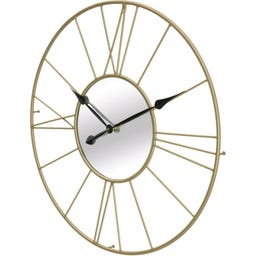 Mauro Ferretti Wanduhr mit Spiegel Glam Stick