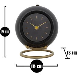 Mauro Ferretti Tischuhr Ball Nero