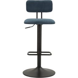 Barhocker mit Höhenverstellung hellblau, 2er-Set