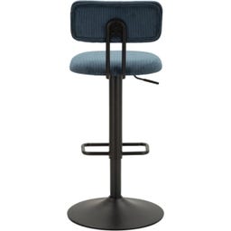 Barhocker mit Höhenverstellung hellblau, 2er-Set