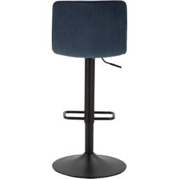 Barhocker mit Höhenverstellung hoch, marineblau, 2er-Set