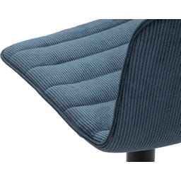 Barhocker mit Höhenverstellung hoch, marineblau, 2er-Set