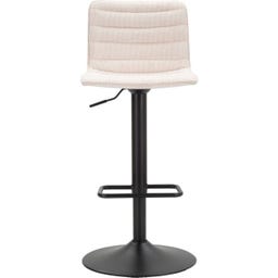 Barhocker mit Höhenverstellung hoch, weiß, 2er-Set