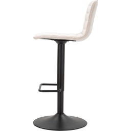 Barhocker mit Höhenverstellung hoch, weiß, 2er-Set