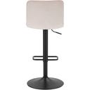 Barhocker mit Höhenverstellung hoch, weiß, 2er-Set