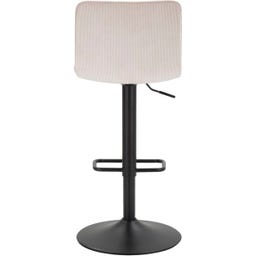 Barhocker mit Höhenverstellung hoch, weiß, 2er-Set