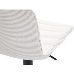 Barhocker mit Höhenverstellung hoch, weiß, 2er-Set