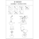 Barhocker mit Höhenverstellung hoch, weiß, 2er-Set