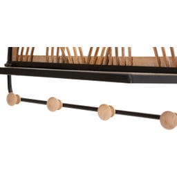 Mauro Ferretti Wandgarderobe Oporto mit Ablage & Haken