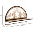 Mauro Ferretti Wandgarderobe Oporto mit Ablage & Haken