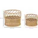 Mauro Ferretti Panama Plant Pot Holder, Set of 2